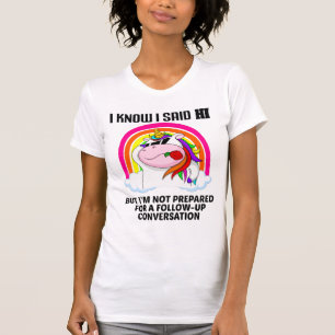FUNNY UNICORN Hi T - Shirt