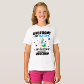 FUNNY UNICORN I bin Phantastisch T-Shirt (Vorne ganz)