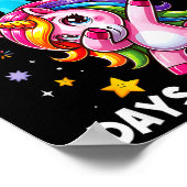 Funny Unicorn I Survived 67 Days Of School Meme Fo Poster (Ecke)