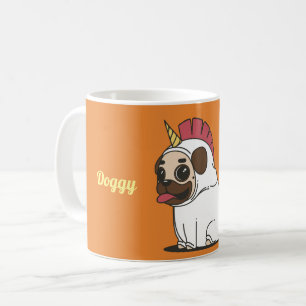 Funny Unicorn individuell zuschneiden - Doggycorn Kaffeetasse