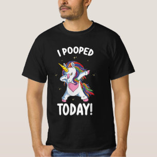 Funny Unicorn Kackte ich heute T-Shirt