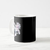 Funny Unicorn Kaffeetasse (Vorderseite Links)