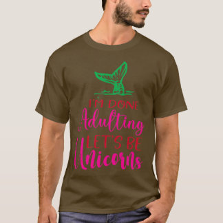 Funny Unicorn Liebhaber Geschenk gemacht Im Erwach T-Shirt