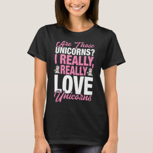 Funny Unicorn Lover I Echt Liebe Einhorn T-Shirt