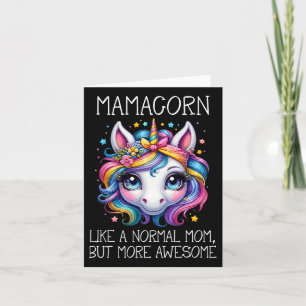 Funny Unicorn Mamacorn Muttertag Mamas Grandmas Karte