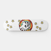 FUNNY UNICORN MIT RAINBOW GRAPHIC SKATEBOARD (Horizontal)