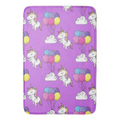 Funny Unicorn Muster Magic Horse Badematte (Vorderseite Vertikal)