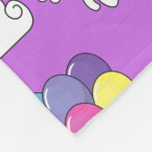 Funny Unicorn Muster Magic Horse Fleecedecke (Ecke)