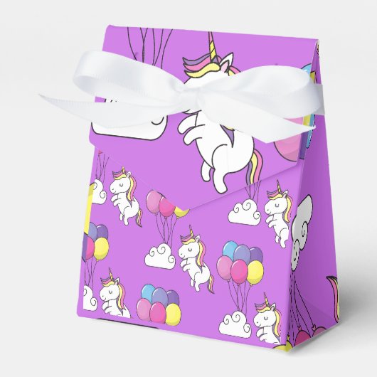 Funny Unicorn Muster Magic Horse Geschenkschachtel (Vorderseite)