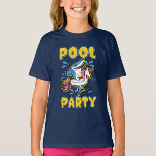Funny Unicorn Pool Party T - Shirt