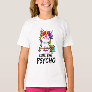 FUNNY UNICORN Psycho T-Shirt