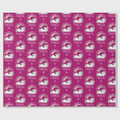 Funny Unicorn Sprichwort Magical AF Geschenkpapier (Flach)