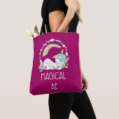 Funny Unicorn Sprichwort Magical AF Illustration Tasche (Von Nahem)