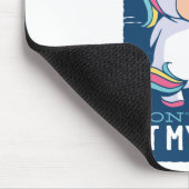 Funny Unicorn Sprichwort - Zitronenkostüm Mousepad (Ecke)