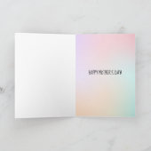 Funny Unicorn StepMom Mother's Day Karte (Innenseite)