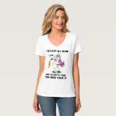 FUNNY UNICORN T-Shirt (Vorderseite Vollansicht)