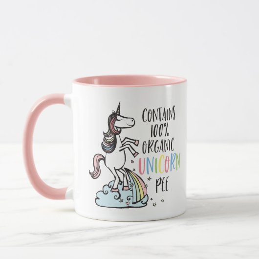 Funny Unicorn Tasse - Bio Unicorn Pee Novelty (Links)