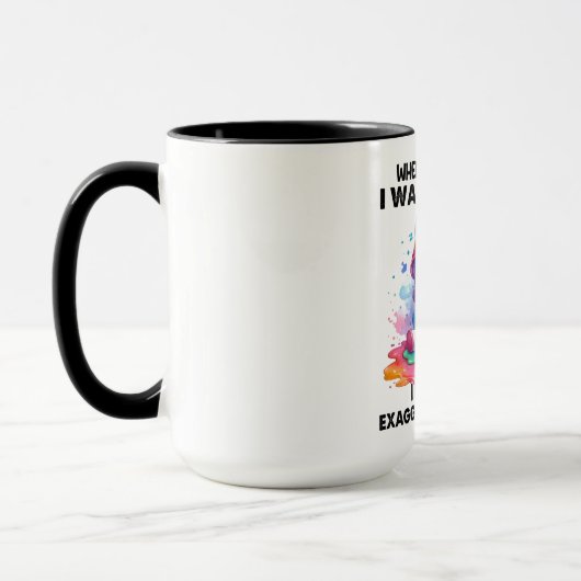 Funny Unicorn Zitat Tasse (Links)