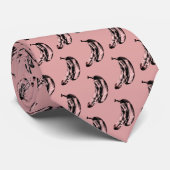 Funny Unique Banana Pattern Krawatte (Gerollt)