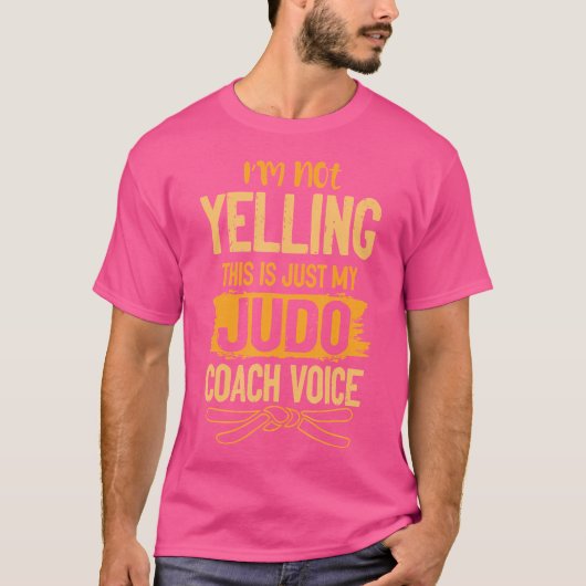 Funny Unique Judo Coach Lehrer Geburtstag T-Shirt (Vorderseite)