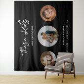 Funny Unique Kids Foto Engagement Party Hintergrun Wandteppich (Beispiel)