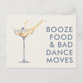 Funny Unique Wedding Save the Date Ankündigungspostkarte (Vorderseite)