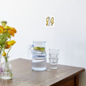 Funny Unisex Badezimmer Sign Foliendrucke (Ablage(Küche))