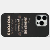 Funny Universe Protons Neutronen Electrons Morons Case-Mate iPhone Hülle (Rückseite (Horizontal))