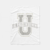 Funny University Of Hard Knocks Affirmation Colleg Fleecedecke (Vorderseite)