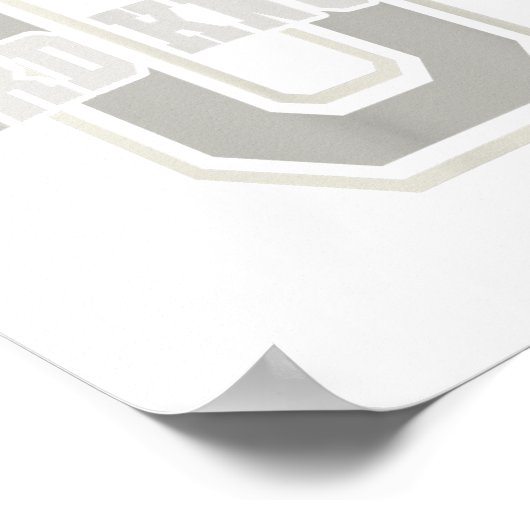 Funny University Of Hard Knocks Affirmation Colleg Poster (Ecke)