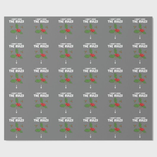 Funny unpassend Weihnachts-Erwachsene, den ich nic Geschenkpapier (Flach)