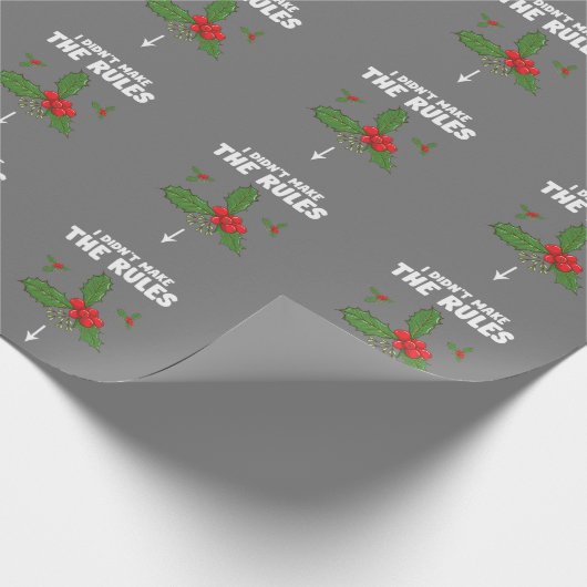 Funny unpassend Weihnachts-Erwachsene, den ich nic Geschenkpapier (Ecke)