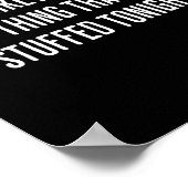 Funny Unpassender Erntedank Adult Poster (Ecke)