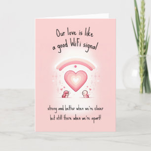 Funny Unsere Liebe ist wie   Valentinstag Feiertagskarte