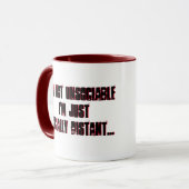 Funny Unsoziable Introvertierte Anti-Social Joke Tasse (Vorderseite Links)