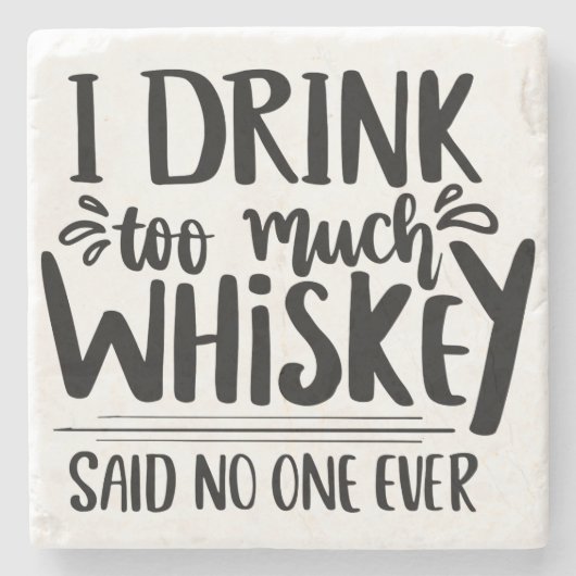 Funny Untersetzer, Whiskey-Untersetzer Steinuntersetzer (Vorderseite)