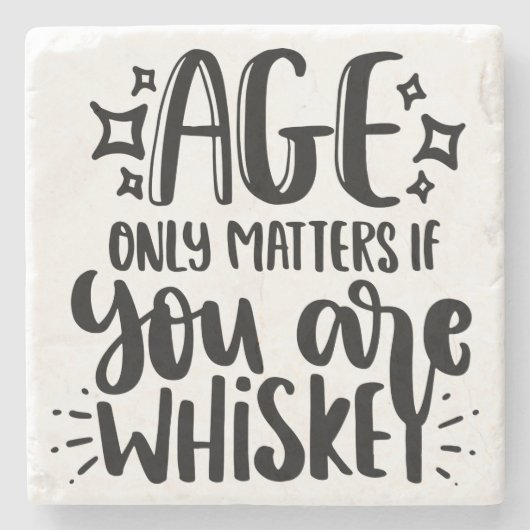 Funny Untersetzer, Whiskey-Untersetzer Steinuntersetzer (Vorderseite)