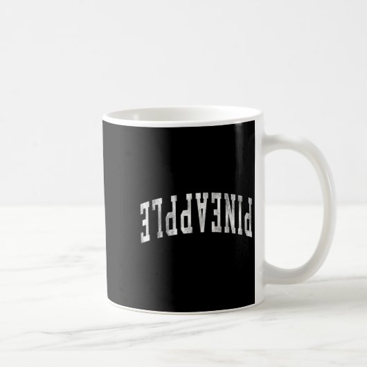 Funny Updown Pineaple Swinger Ananas Arch Kaffeetasse (Rechts)