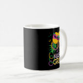 Funny Updown Pineaple Swinger Mardi Gras Bea Kaffeetasse (VorderseiteRechts)