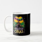 Funny Updown Pineaple Swinger Mardi Gras Bea Kaffeetasse (Links)