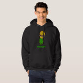 Funny Updown Pineaple Swinger Wassup Hoodie (Vorne ganz)