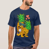 Funny Updown Pineappschwinger Geschenk für und T-Shirt (Vorderseite)