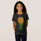 Funny Upside Down Pineapple Gift For Men Women Coo T-Shirt (Vorne ganz)