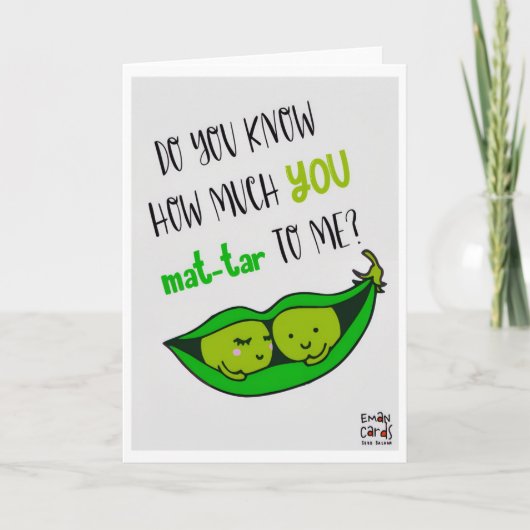 Funny Urdu Desi Friendship Card Karte (Vorderseite)