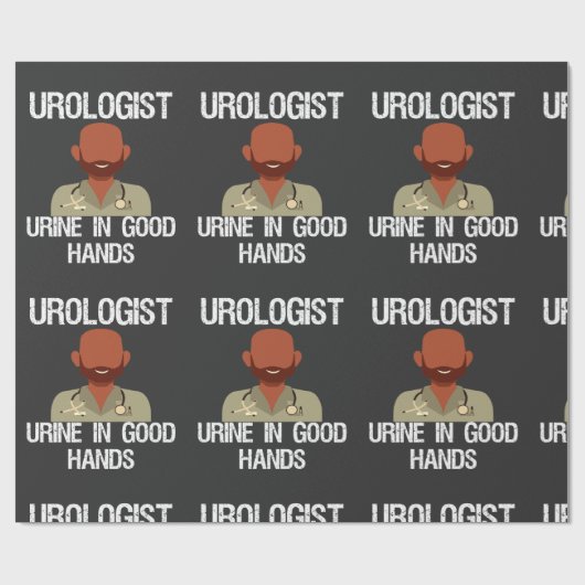 Funny Urologist Geschenkpapier (Flach)