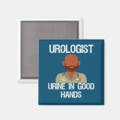 Funny Urologist Magnet (Vorderseite/Rückseite)