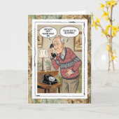 Funny Urology Dept Old Fart Just For Fun Card Karte (Gelbe Blume)