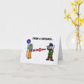 Funny US Border Birthday Cake Card Karte (Gelbe Blume)