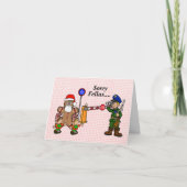 Funny US Border Customs Christmas Card Karte (Vorderseite)