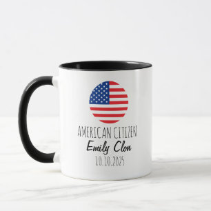 Funny US Citizenship Geschenk Custom duale Citizen Tasse